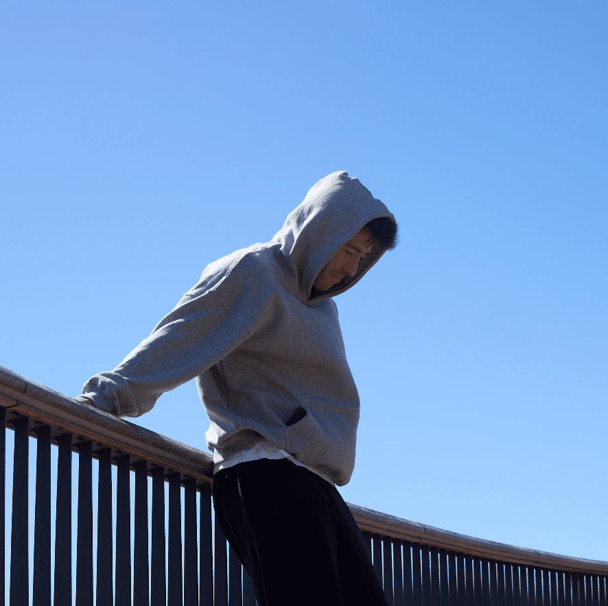 Grey hoodie, photo 4