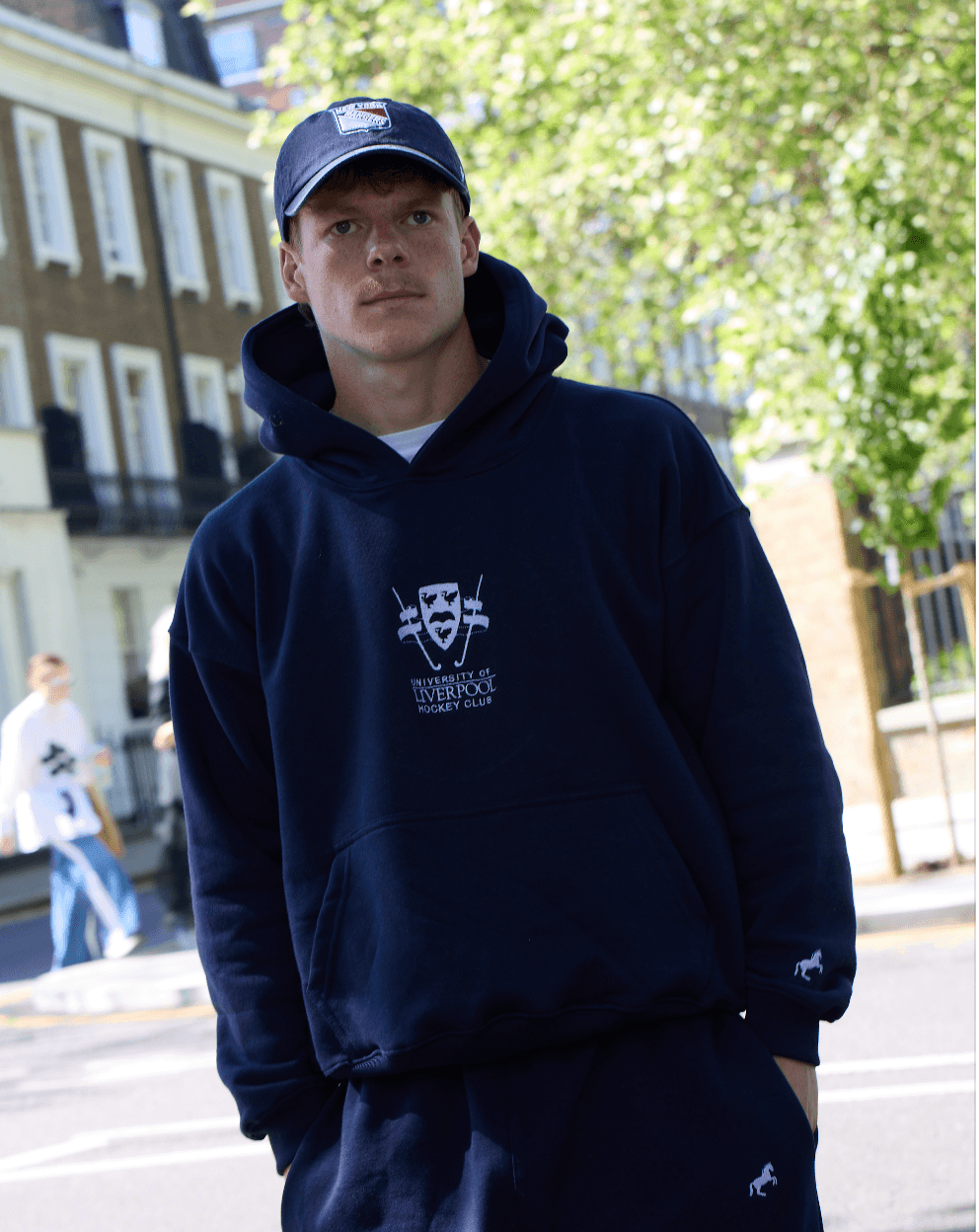 Navy hoodie, photo 1