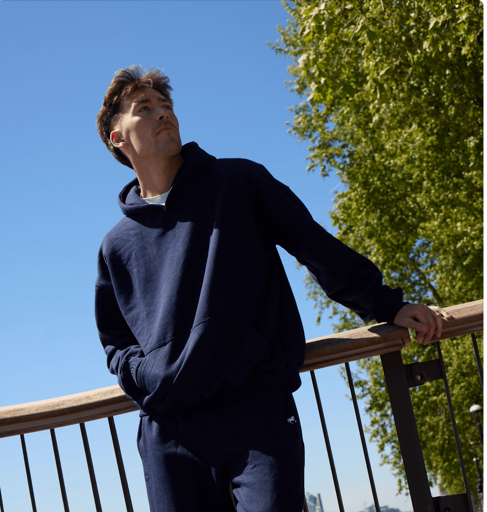 Navy hoodie, photo 3